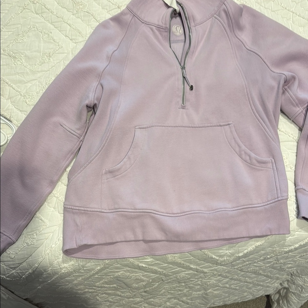 lululemon Lavender ScubaSweatshirt long size M/L